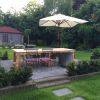 Familietuin met oudere kinderen
