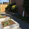 Tuin met bakken